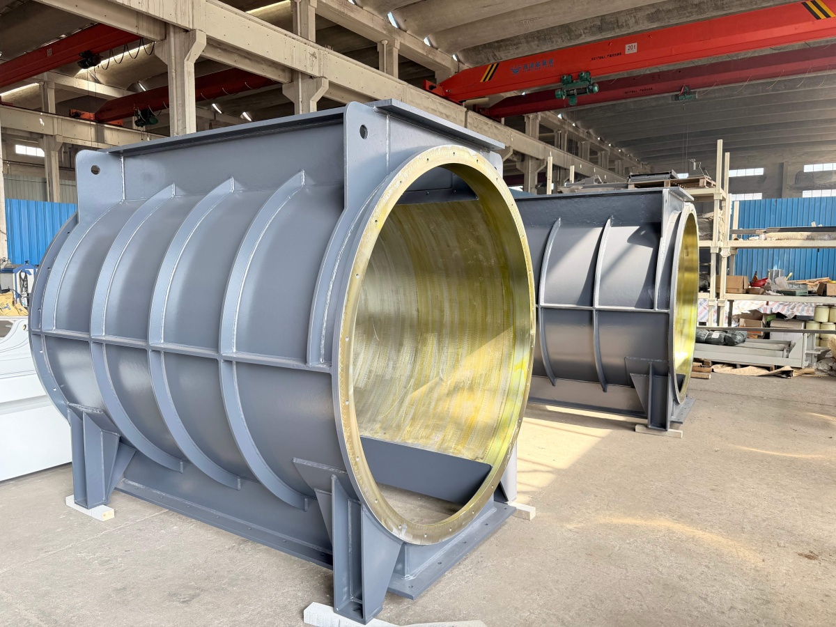 Rotary Airlocks Ready for Assembly – Designed for Resinated Fibre Production Lines
